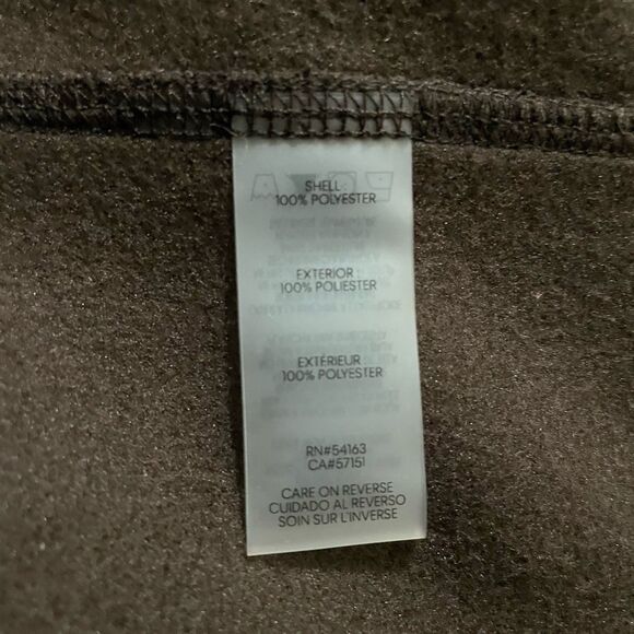 Calvin Klein Knit Full Zip Brown Fleece Jacket Lightweight Women's Small - Picture 8 of 8